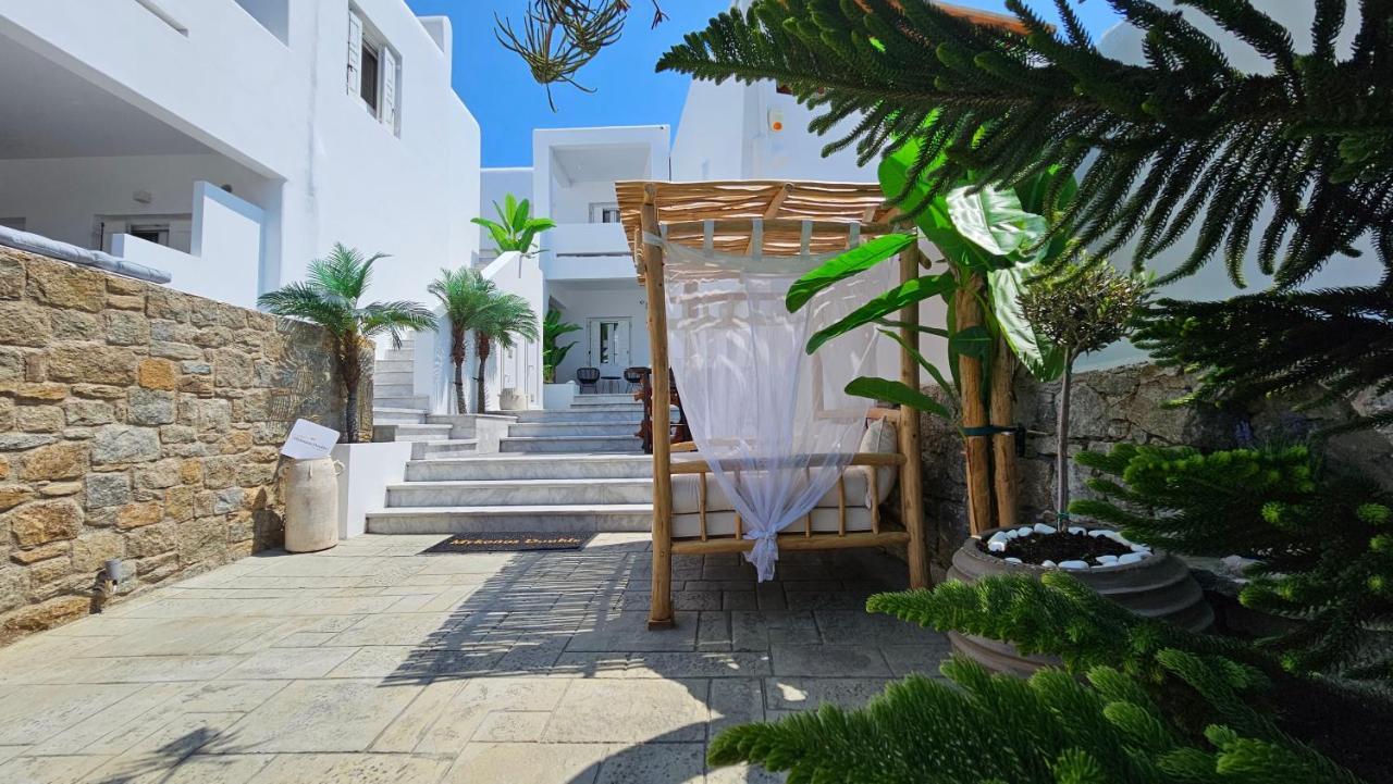 Mykonos Double Luxury Mini Suites - Adults Only アノ・メラ エクステリア 写真